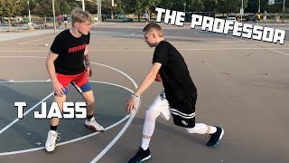 The Professor tries T jass crazy layup package.. Then teaches him signature moves