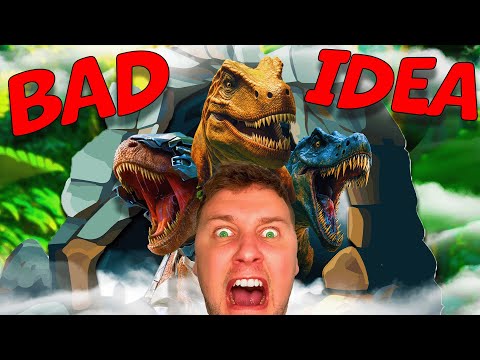 I Took EIGHTEEN Dinosaurs Into A Cave And Here's What Happened