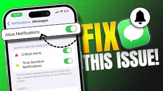 How To Fix Not Receiving Text Notifications on iPhone Lock Screen or Home Screen
