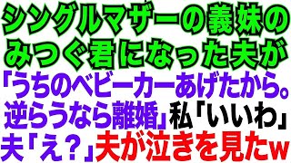 【スカッとする話】シングルマザーの義妹を溺愛する夫「妹が欲しがってたベビー用品あげたから」私「返してもらって！」夫「は？文句言うなら離婚なw」→私は速攻で離婚届を提出した。なぜなら・・・（修