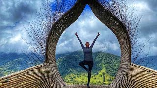 ¡Un mirador en forma de gota y una catarata espectacular!