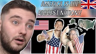 Brit Reacts to Geography Now! UNITED STATES OF AMERICA | Part 1