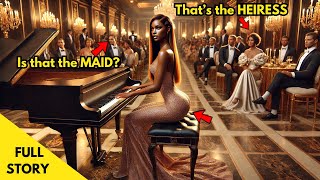 SEXY MAID WAS ASKED TO PLAY PIANO TO EMBARRASS HER, BUT WHEN SHE STARTED, THEY BOWED TO HER