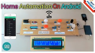 5. Home Automation Using Android App | Blynk | 6 channel | Fan Speed Control | Wifi | Plug Socket