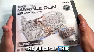 ROKR Marble Run Link Pack | Spaceport to Night City Connection Kit Unboxing