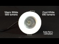 aurora m series integrated led downlights