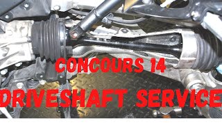 Concours 14 DRIVESHAFT SERVICE/MAINTENANCE!