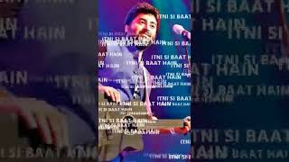 Arijit singh latest hit song of 2022 ll Itni si baat hain ll Love song of arijit