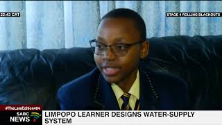 16-year-old Limpopo learner designs water supply system for rural schools