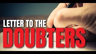 LETTER TO THE DOUBTERS Feat. Billy Alsbrooks (New Powerful Motivational Video)