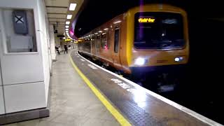 West midlands railway Class 323 departing Birmingham new street