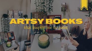 My favorite art books \u0026 genres for painting inspiration + how my paintings got published in a book