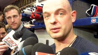 Andrei Markov after the Habs 2-1 overtime victory over the Blackhawks