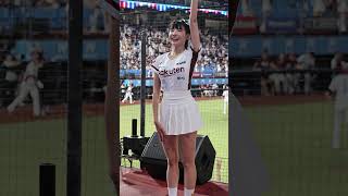 2024 0705 富邦悍將 V.S. Rakuten樂天桃猿 「為...為樂天大勝XD筠熹太可愛」 rakutengirls 筠熹 #楽天ガールズ #cheerleader