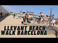 Beach Walk Barcelona (Llevant Beach Barcelona) Spain 🇪🇸          June 2022