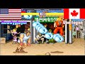 Street Fighter II: Rainbow Edition ➤ Howdyplayer (Usa) vs Uberlegen (Canada) sf2koryu