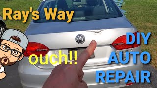 DIY VW JettaTrunk Lid Replacement