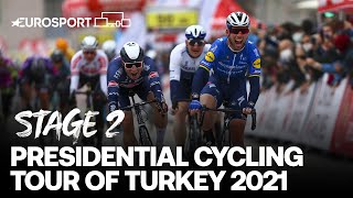 Presidential Cycling Tour of Turkey 2021 - Stage 2 Highlights | Cycling | Eurosport