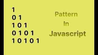 Binary (0|1) pattern in javascript