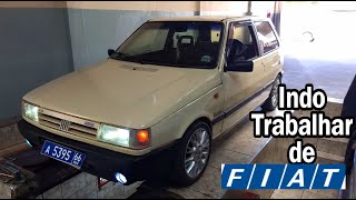 Carro Vlog De Fiat Uno /Indo Para o Trabalho!!