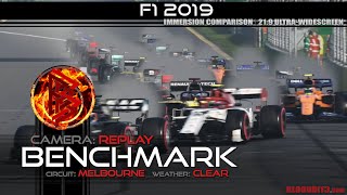 Benchmark @ Melbourne - Clear, Camera=Replay: F1 2019 [FORMULA 1 '19 [PC]