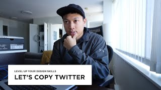 Learn UI UX design by copying - Task 3 / Twitter App