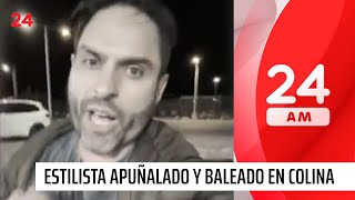 Denunció por Instagram: apuñalaron y balearon a estilista en Colina | 24 Horas TVN Chile