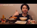 【咀嚼音】牛タン麦とろ定食【asmr】