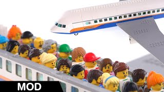 Over 5x the seats! LEGO Passenger Plane 60262 modified for... all the passengers