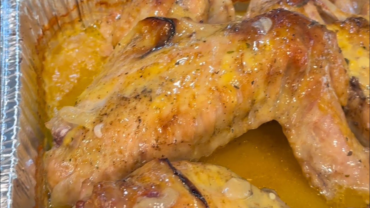 Smothered Turkey Wings! Simple Recipe! - YouTube