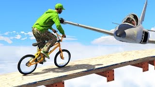 IMPOSSIBLE TIGHTROPE CHALLENGE! (GTA 5 Funny Moments)