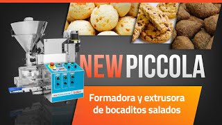 FORMADORA Y EXTRUSORA AUTOMATICA COMPACTA PARA BOCADILLOS RELLENOS NEW PICCOLA 3.0 MK | BRALYX