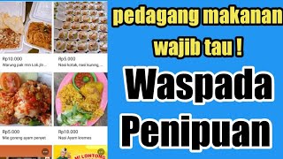 waspada modus penipuan pesan makanan #moduspenipuan #penipuanonline #waspadapenipuan #bukitransfer