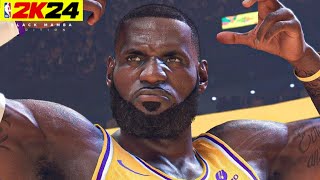 NBA 2K24 - (LeBron James Gameplay) vs. Memphis Grizzlies - (PS5)