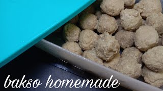 bakso homemade kenyal,  dagingnya brasa, cocok untuk jualan \u0026 hidangan lebaran