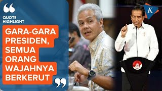 Ganjar Respons Pernyataan Jokowi soal Ciri-ciri Fisik Pemimpin yang Pikirkan Rakyat