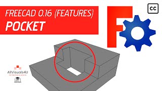 FreeCAD Tutorial - Feature - Pocket (Part Design Workbench)