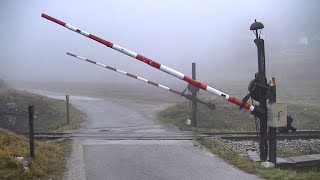 Spoorwegovergang Roč (HR) // Railroad crossing // Željeznički prijelaz