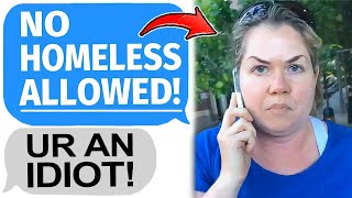 Karen LOSES IT On Homeless Man! r⧸EntitledPeople