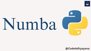 Numba example | Python