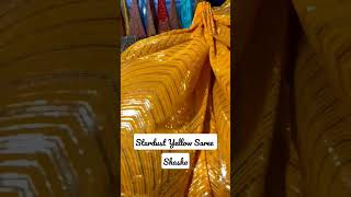 Stardust Yellow Saree