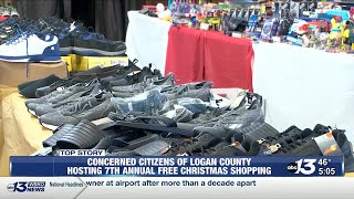 Concerned Citizens of Logan County hosts free Christmas shopping event for struggling families