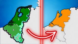 Warum die Niederlande über 50% ihres Territoriums verloren hat