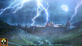 Sleep better! Thunderstorm Sounds with Light Rain, Heavy Thunder and Lightning Strike Sound Effects