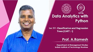 Lec 57, Classification and Regression Trees (CART : I)