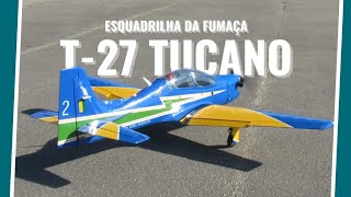 PHOENIX T-27 TUCANO 60CC ! O clássico avião da Esquadrilha da Fumaça (FAB)!