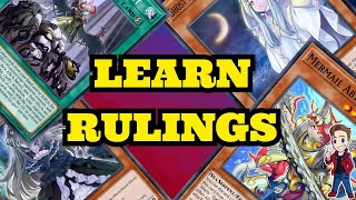 LEARN RULINGS YOU MUST KNOW