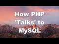 How PHP 'Talks' to MySQL - FOR NOOBS DUDES!