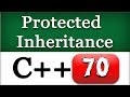 Protected Inheritance in C++ | Object Oriented Programming Video Tutorial