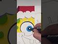 Drawing SpongeBob in 4 Christmas styles #posca #spongebob #art